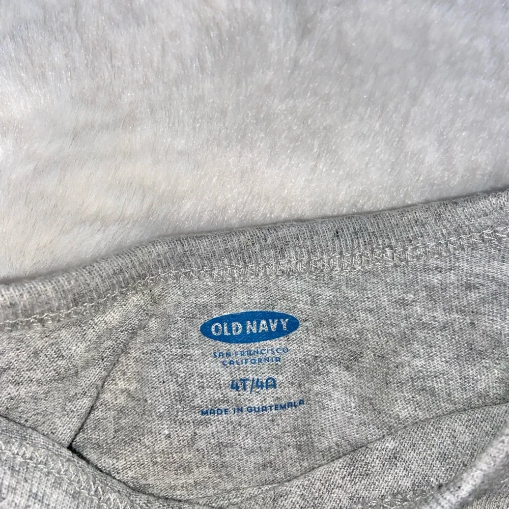 Old Navy grey long sleeve tee shirt Boys Will Be Boys  graphic kids 4T
